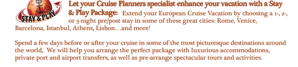 Let your Gary Hamel Specialist Enhance your vacation with a Stay and Play Package!